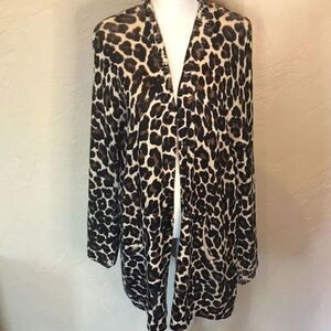 Show Me Your Mumu Easy Cardi cheetah print, size M